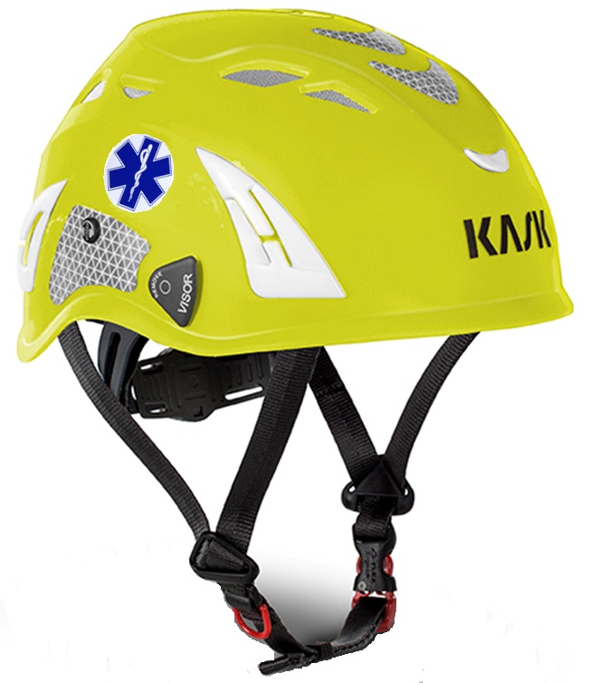 Záchranářská přilba Plasma HI-VIZ Reflex Neo s označením Modrá hvězda